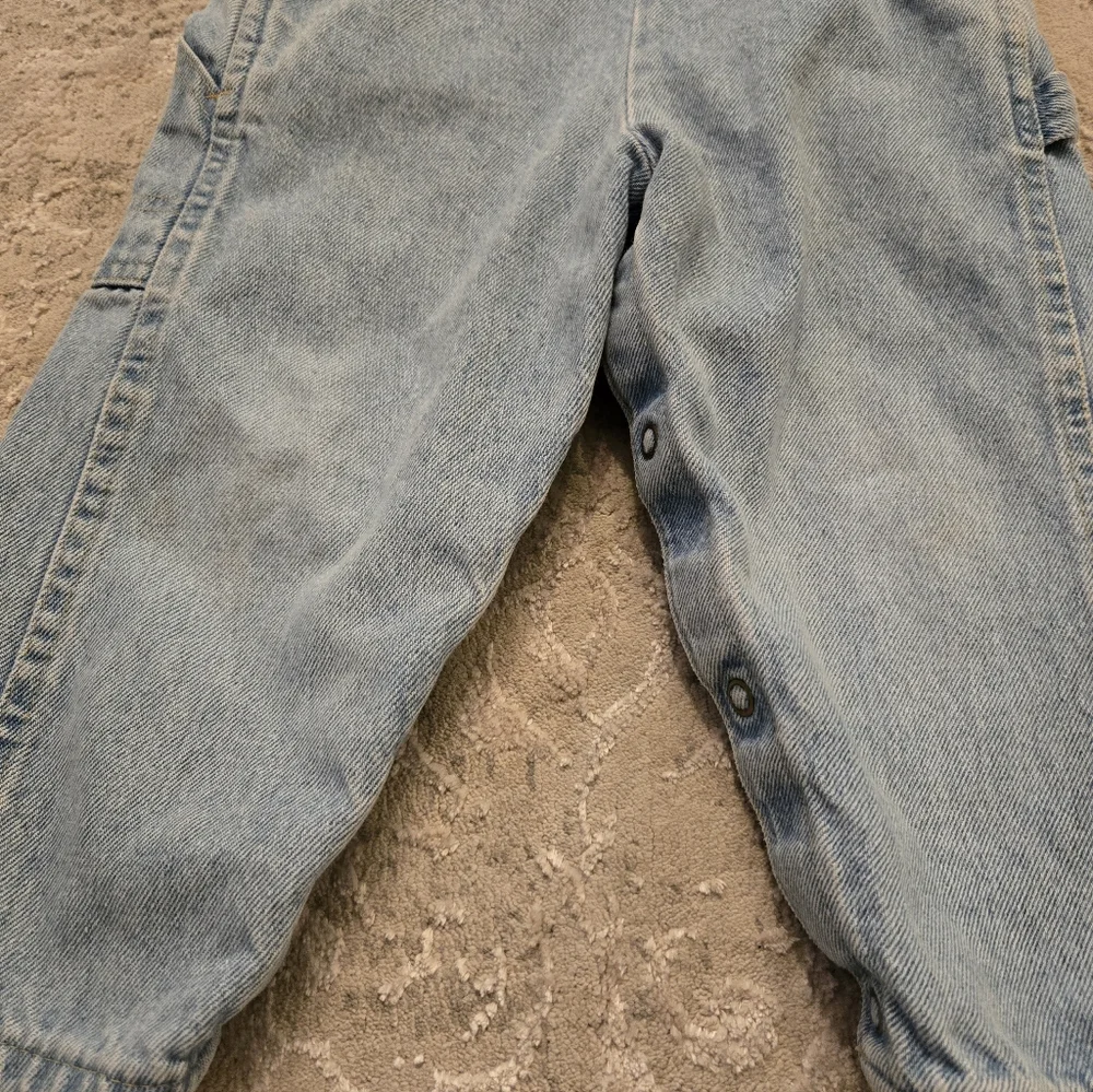 Vintage 1990s Baby B'Gosh OshKosh B'Gosh Light Blue Denim Jean Overalls